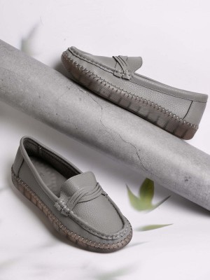 Jove Loafers For Women(Grey , 3)