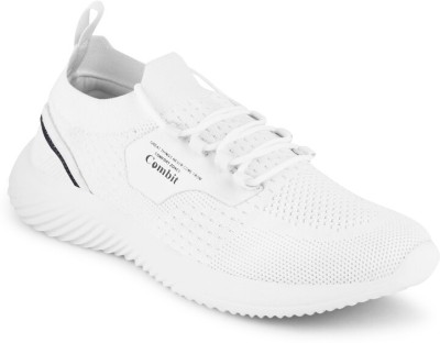 Combit Sleek-7 Women's Sports Running Shoes | Hiking & Trekking Shoes Walking Shoes For Men(White, Black)