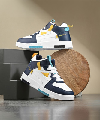 Birde Men Lightweight Casual Shoes High Top Sneakers For Men(White , 7)