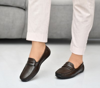 Deals4you Loafers For Men(Tan , 6)