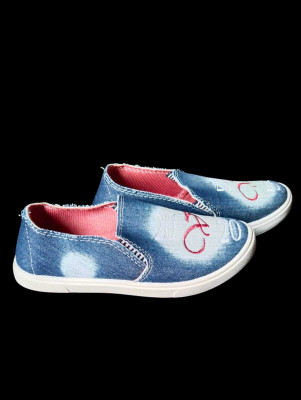 balkam BALKAM Denim Slip-On Shoes for Men & Boys – Stylish Casual Footwear Canvas Shoes For Men(Blue , 7)