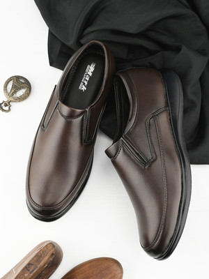 Mark Range Office Wear Shoes |Oxford Shoes |Shoes |Party Wear Formal Shoes Slip On For Men(Brown , 7)