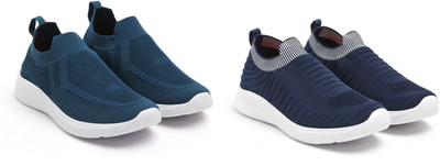 Face Stylish Sports Shoes for Men – Ideal for Running, Gym & Training Sneakers For Men(Navy, Blue , 7)