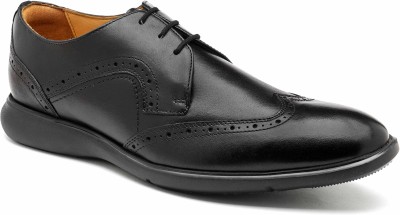 FLORSHEIM Brogues For Men(Black , 8)