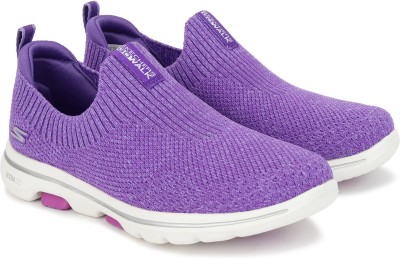 Skechers GO WALK 5 - TRENDY Running Shoes For Women(Purple)