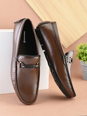 PROVOGUE Slip On For Men(Brown , 9)