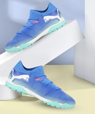 PUMA FUTURE 7 MATCH TT Football Shoes For Men(Blue , 10)
