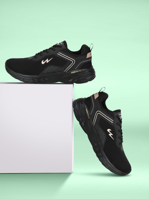 CAMPUS LOGIC Running Shoes For Men(Black , 9)
