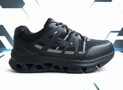 Vokstar Trendy Breathable Mesh Walking Shoes for Men Lightweight Design Outdoors For Men(Black , 10)