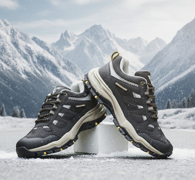 Field Care EVEREST Casual Stylish Low-Top Mountain Trekking Waterproof Snowboot Outdoors For Men(Black , 10)