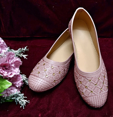 Trendy Feet Latest new model stylish fancy trendy comfortable stylish wear for ladies Bellies For Women(Pink , 9)