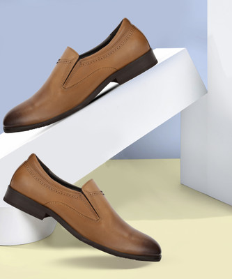 WOODLAND Party Wear For Men(Tan , 7)