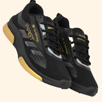 jootiyapa Stylish sports shoes for men (Black) Running Shoes For Men(Black , 10)