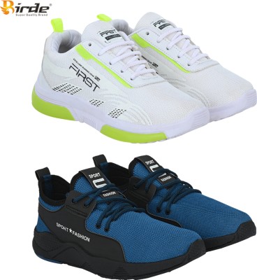 BIRDE Combo Pack Of 2 Casual Shoes Sneakers For Men(White, Blue , 6)