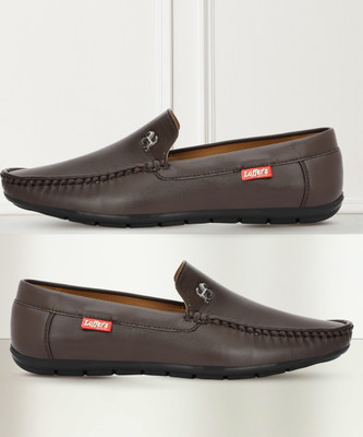 MYTACO Men's Synthetic Party Loafers For Men(Brown , 8)