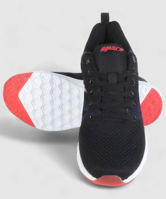 Sparx SM 379 Running Shoes For Men(Black, Red , 10)