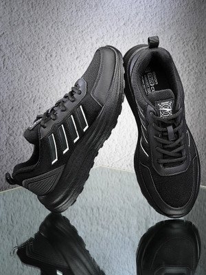 asian Casual Sneaker Shoes for Men | Soft Cushioned Insole Terminator-04 Running Shoes For Men(Black, White , 8)