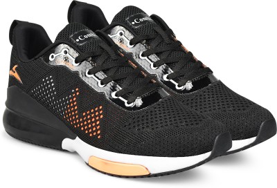 Combit PILOT-1002_BLK/ORNG Running, Walking, Trekking, Comfort, Outdoor, Lightweight Running Shoes For Men(Black)