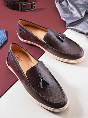 Mast & Harbour SS26 Men's Casual Loafers Loafers For Men(Brown , 11)