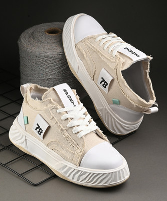 MACTREE Sneakers For Men(Off White , 10)