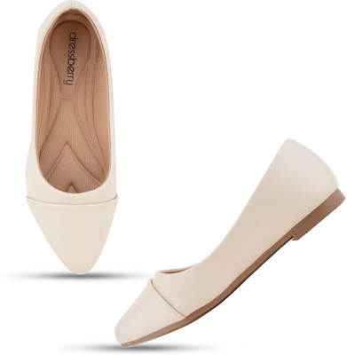 Dressberry Bellies For Women(White , 3)