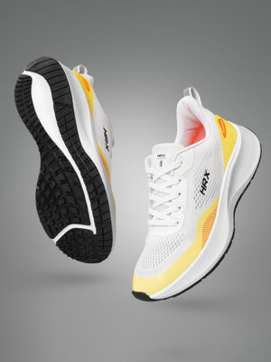 HRX by Hrithik Roshan Running Shoes For Men(White, Orange , 8)