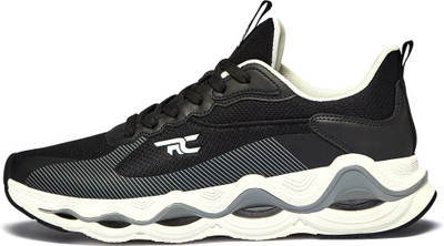 RED CHIEF RunMile Stylish Running Sports Shoes Outdoors For Men(Black, Grey , 10)