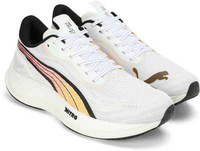 PUMA Velocity NITRO 3 Res Running Shoes For Men(White , 7)