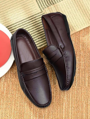 TR Loafers For Men(Brown , 6)