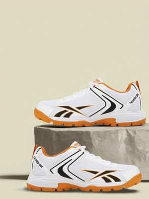 REEBOK Power Play Cricket Shoes For Men(White , 8)