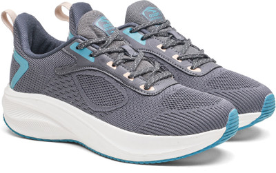 asian Raftaar-14 Men Running Shoes | Stylish & Comfortable Sports Shoes for Boys Running Shoes For Men(Grey, Green , 10)