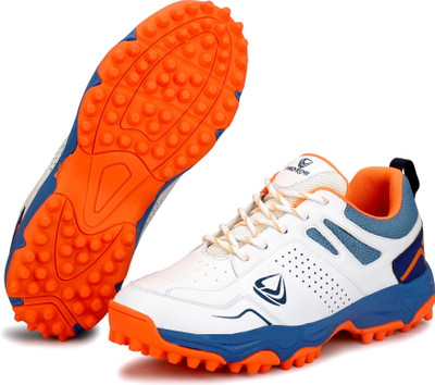 PRO KVH Cricket Shoes for Men|Lightweight Sports Shoes with Superior Grip & Cushioning Cricket Shoes For Men(Blue , 7)