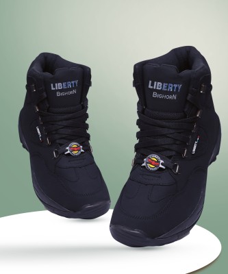 LIBERTY Hiking Shoes High Tops For Women(Black , 6)