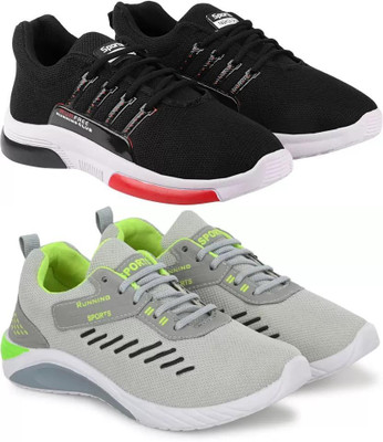 ELASA TY-RUNFREE BLACK_GREY TOOFAN Outdoors For Men(Black , 7)