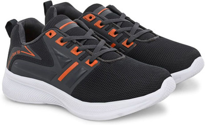 Roadster Men Grey Textured Lace-Up Running Shoes Sneakers For Men(Grey , 6)