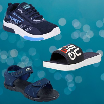 Genial Walking Shoes For Men(Blue , 7)