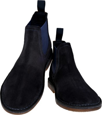 HX London chelsea boots Boots For Men(Navy , 11)