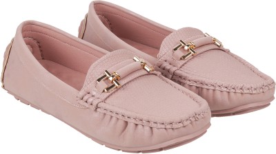 MOCHI Mocassin For Women(Pink , 4)