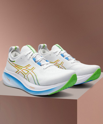 Asics GEL-NIMBUS 26 Training & Gym Shoes For Men(White , 10)