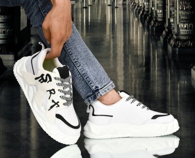 Juta Comfortable Premium Stylish Unique Trendy Popular KUS1991_WHITE for Men Dancing Shoes For Men(White)