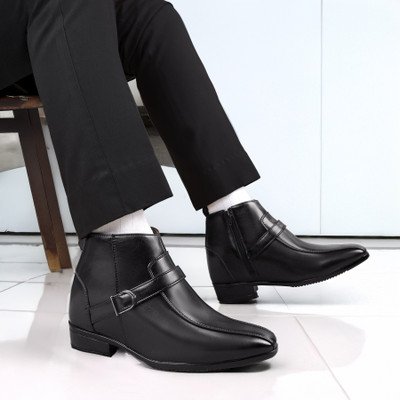 YUVRATO BAXI Boots For Men(Black , 8)