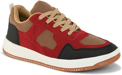 Roadster Sneakers For Men(Red , 9)