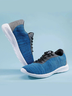 AVANT Nitro Casual Shoes Cushioned Athletic shoes with Bouncy EVA outsoles & Laces Casuals For Men(Blue, Grey , 8)
