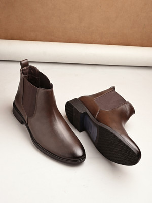 Roadster Boots For Men(Brown , 8)