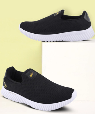CAMPUS OXYFIT (N) Men's Casual Shoes | Memory Foam & PilloFoam Comfort | Slip-On Walking Shoes For Men(Black , 6)