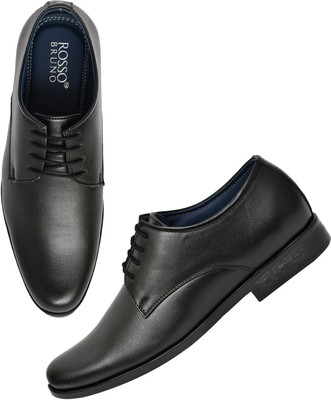 rosso bruno Broad Fit Derby Formal Office Shoes for Men Derby For Men(Black , 10)