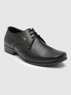 action Dotcom SR 153 Classic Comfortable Stylish Formal Lace Up Derby For Men(Black , 9)