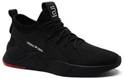 aadi Mesh |Lightweight|Comfort|Summer|Trendy|Walking|Outdoor|Daily Use Running Shoes For Men(Black)