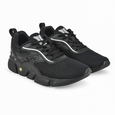 CAMPUS CAMP FLOR Running Shoes For Women(Black , 6)