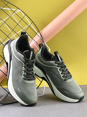Abros SYRO Walking Shoes For Men(Olive, Grey , 6)